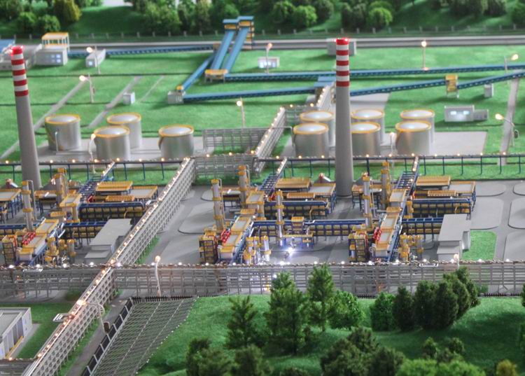 正安县石化区模型