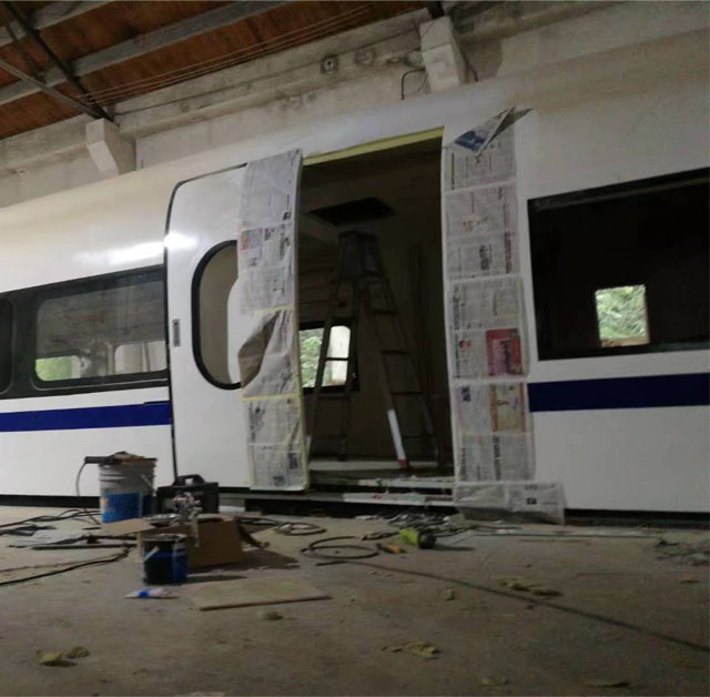 正安县高铁模型