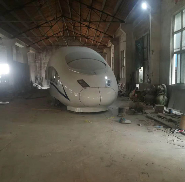 正安县高铁模型