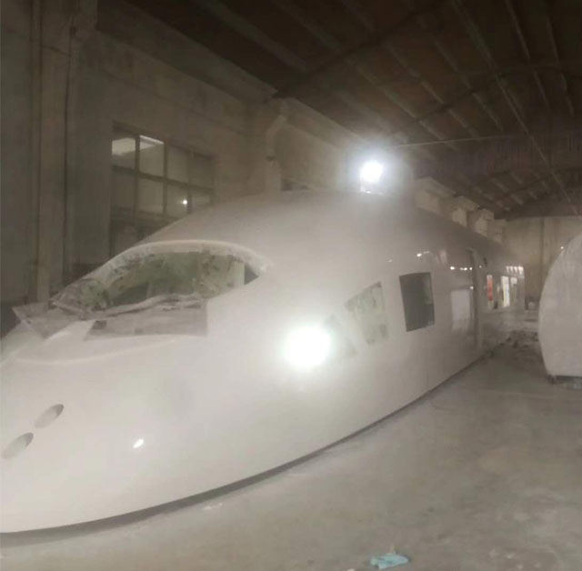 正安县高铁模型